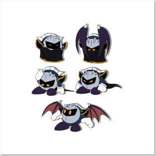 Meta Knight Expressions Posters and Art